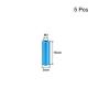 uxcell 5 Pcs M3x15mm Round Aluminum Standoff Column Spacer Female Aqua Blue for Drone FPV Quadcopter Racing RC Multirotors Parts DIY