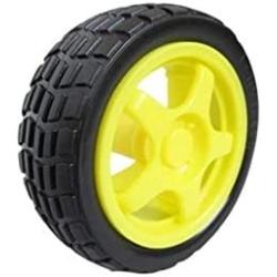 Pangocho Jinchao-Dc Motor DIY Kit Wheels Smart Car Chassis Motor Robot Remote Control Car DC Gear Motor, TT Motor Smart Car Robot Gear Motor, Easy to Install (Voltage(V) : TT Motor and Wheel)