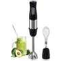 Immersion Blender, 2-in-1 Multi-Purpose Hand Blender, 500W Multifunctional Hand Blender with Whisk, 6-Speed and Turbo Mode, 304 Stainless Steel Handheld Stick Blender for Smoothies, Puree Baby Food and Soups