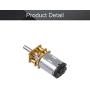 Fielect Mini Gear Motor DC 12V 2000RPM Micro Gear Motor, Speed Reduction Motor GA12-N20 for RC Car, Robot Model, DIY Engine Toys