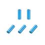 uxcell 5 Pcs M3x15mm Round Aluminum Standoff Column Spacer Female Aqua Blue for Drone FPV Quadcopter Racing RC Multirotors Parts DIY
