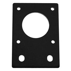 E-outstanding Motor Mount Plate 42mm Stepper Motor Black Mount Flat Bracket for Nema 17 Stepper Motor 3D Printer
