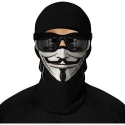 3D Balaclava Ski Mask Motorcycle Full Face Mask Outdoor Tactical Hood Headwear Mask Ghosts Skull Mask Men Women for Halloween