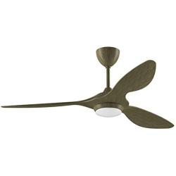 reiga 52-in Ceiling Fan with LED Light Kit Remote Control Modern Blades Reversible Motor, 6-speed, 3 color Temperature Switch (Vintage olive Green)