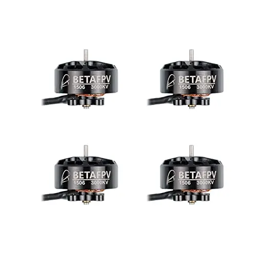 BETAFPV 4pcs 1506 3000KV Brushless Motor 4-6S FPV Motor for 20A Toothpick F4 AIO FC X-Knight 4 Frame