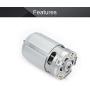 Fielect 22500RPM 10.8V DC Motor RS 550 Motor D Shaft High Torque Electric Motor for Drills, Robots, RC Vehicals, Remote Controlled Cars/Robot, Saw Repair/Replacement Engine
