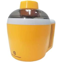 Ice Cream Maker Machine Self-Freezing System 1.5 Pint 90W Energy-saving Motor See-through Lid K45559CO2000 (Renewed) (Orange)