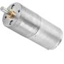 DC 12V Metal Gear Motor Low Speed for Electronic Lock Robot Electric Curtain 25mm 25GA-370(60RPM)