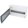 Distribution Protection Box,18 Way IP66 Waterproof ABS Plastic Junction Case,Transparent Cover,Suitable for Indoor and Outdoor Electrical,15 x 9.1 x 4.3in