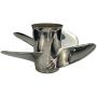 ARKDOZA 4 Blade Propeller 11 5/8x12 for Yamaha Outboard Stainless Steel Propeller 25-60HP RH 13 Tooth SS Prop