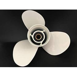 ITACO Boat Motor Aluminium Propeller Assy 663-45952 -02-EL 00 01 663-45952 -02-EL for Outboard Yamaha F30HP 40HP 50HP 60HP 3 11 3/8 x 12 Outboard Motors Engine