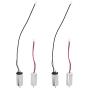 4Pcs DC 3.7V 44000RPM Micro Brush Motor, Micro Coreless Brushed Motors, 10x20mm, Coreless Micro DC Motor, Micro Vibration Motor for Robot Drone