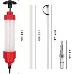 Tryfun 350ML Oil Fluid Extractor, Syringe Style Manual Automotive Pump,Gear Oil and Brake Fluid Extractor