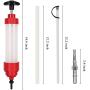 Tryfun 350ML Oil Fluid Extractor, Syringe Style Manual Automotive Pump,Gear Oil and Brake Fluid Extractor