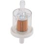 AloneGoer 6pcs 40 Micron 49019-0027 Fuel Filter Compatible with Kawasaki FX481V FX541V FX600V FX651V FX691V FX730V FX751V FX801V FX850V FX921V FX1000V 49019-0014 49019-7001 for 1/4 Inline