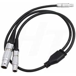 HangTon RS 3 Pin Power Y-Cable for Alexa Camera Preston Micro Force V+F 10 Pin to Heden M26T Analog Motor 4 Pin 1.2M