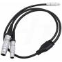 HangTon RS 3 Pin Power Y-Cable for Alexa Camera Preston Micro Force V+F 10 Pin to Heden M26T Analog Motor 4 Pin 1.2M