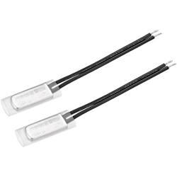 uxcell KSD9700 Thermostat, 100℃ Normally Open Temperature Switch Thermal Switch, N.O 5A Metal Temperature Controller 2pcs