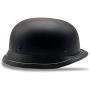 German Style Motorcycle Helmet, Thin Skull Cap Half Helmet for Adult Men Women, Novelty DOT Half Shell Helmet, Retro Half Face Helmet for Cruiser Scooter Chopper, DOT Approved (Matte Black, Large)