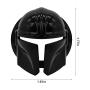CARCC Car Engine Start Stop Button Cover, Push Ignition Start Button Ring Car Interior Protective Switch Button Cover Universal Anti Scratch Decorative Stickers (Mando-Dark Black)