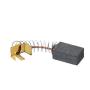 Bettomshin 2Pcs Carbon Brushes for Electric Motor 11mmx8mmx4mm Power Tool CB64 Motor Drill Replacement Repair Part