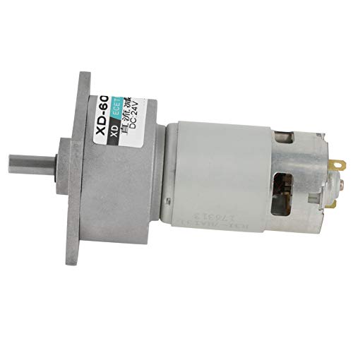 DC12V/24V 35W Micro DC Metal Gear Motor Speed Adjustable Large Torque Motor CW/CCW(24V 300prm)