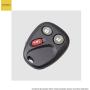 EXAUTOPONE LHJ011 Car Key Fob Keyless Control Entry Remote 3 Button Vehicles Replacement Compatible with Escalade Avalanche SSR Yukon XL H2 LHJ011 21997127(3 Btn-1Pcs)