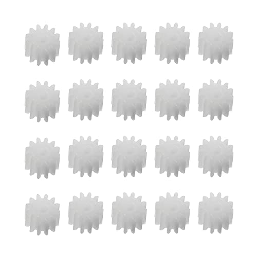 Othmro 40pcs Plastic Gears 12 Teeth Model 122A Reduction Gear Plastic Worm Gears for RC Car Robot Motor