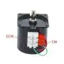 BEMONOC 60KTYZ AC Motor Low Speed 10 RPM 14W 220V 50HZ/60HZ AC Synchronous Motor CW/CCW