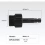 FIRSTINFO A1132F#46 ATF Refill OE Style Transmission Filling Adapter Auto Transmission Fluid Filler Filling Drive Line Compatible with VW DSG, Audi