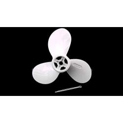 ITACO Boat Motor Propeller Assy Aluminium with Cotter Pin for 6F8-45942-01-EL 91490-30040 Yamaha Outboard 2HP 2 A B 3x7-1/4 5 P Outboard Motor Boat Engine
