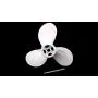 ITACO Boat Motor Propeller Assy Aluminium with Cotter Pin for 6F8-45942-01-EL 91490-30040 Yamaha Outboard 2HP 2 A B 3x7-1/4 5 P Outboard Motor Boat Engine