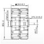 Synchronous Motor 24 VAC 6 Poles Controlled
