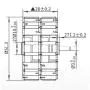 Synchronous Motor 24 VAC 6 Poles Controlled
