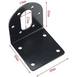 E-outstanding 2Pcs Motor Bracket Fixed Mounting Holder for Smart Car Robot Geared Reduction Motor Fixed Seat, 37mm