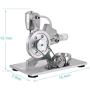 Stirling Engine Model Kit, Multi Color LED Multifunctional Stirling Engine Motor Toy Stainless Steel Simple to Operate for Gifts