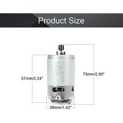 Fielect Electric Gear Motor 9 Teeth for Various Cordless Screwdriver DC 18V 20500RPM 1Pcs