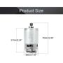 Fielect Electric Gear Motor 9 Teeth for Various Cordless Screwdriver DC 18V 20500RPM 1Pcs