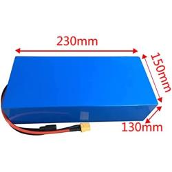 Jieoto 72V 30Ah Lithium Battery Pack 18650 Electric Motorcycle Battery Built in BMS Management System with 84V Charger for Moped Scooter Electric Scooter