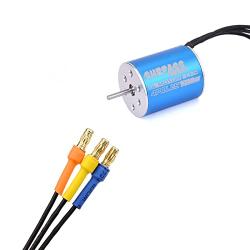 YOUQUKEJI 2430 7200KV 4P Sensorless Brushless Motor with 25A Brushless ESC Electric Speed Controller for 1/18 1/16 RC Car Truck