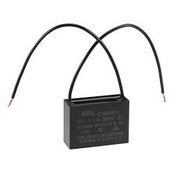 uxcell Ceiling Fan Capacitor CBB61 10.5uF 250V AC 2 Wires Metallized Polypropylene Film Capacitor 47x34x18mm for Electric Fan Pump Motor Generator