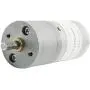 sourcing map Gear-Box Motor DC12V 250RPM 4mm Drive Shaft Speed Reducing Silver Tone