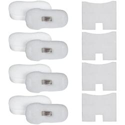 UCEDER Vacuum Filter Replacement Kit,4 Foam and Felt, 4 Post Motor Filters Suitable for Shark Vertex UltraLight Corded Stick Vacuum HZ2000 HZ2002 HZ251