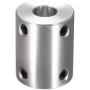 uxcell 8mm to 12mm Bore Rigid Coupling Set Screw L25XD20 Aluminum Alloy,Shaft Coupler Connector,Motor Accessories