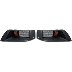 MiKaFex LED Headlights and Tail Light Kits for EZGO TXT 1996-2013 Gas & Electric Carts, 12V Street Legal Lights Kit with Turn Signal Wiring Harness