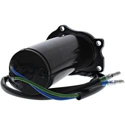 New 12 Volt Tilt Trim Motor Compatible With/Replacement For Mercury Marine 827675A1 ARCO 6255 10828N, TRM0048, 82767A1, 6255, PT498NM, 18-6286 Reversible, 2.047in OD, 0.283in Shaft OD