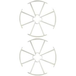 Main Blade Propellers CCW CW Replacement Propeller Guard Protectors Motors for Syma X21 X21W X22 X22WDrone Replacement RC Quadcopter Spare Parts Set White (Propeller Guard 8pcs)