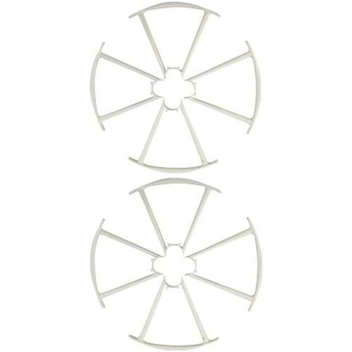 Main Blade Propellers CCW CW Replacement Propeller Guard Protectors Motors for Syma X21 X21W X22 X22WDrone Replacement RC Quadcopter Spare Parts Set White (Propeller Guard 8pcs)