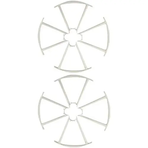 Main Blade Propellers CCW CW Replacement Propeller Guard Protectors Motors for Syma X21 X21W X22 X22WDrone Replacement RC Quadcopter Spare Parts Set White (Propeller Guard 8pcs)