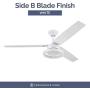 Prominence Home 51462-01 Orbis Ceiling Fan, 52, White